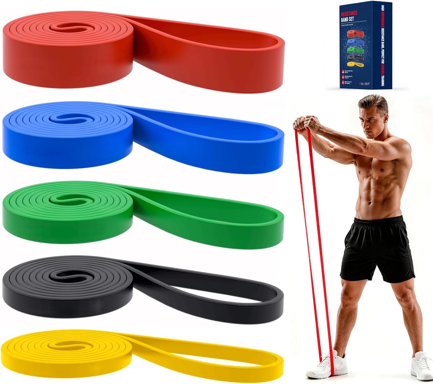 Resistance / Pull-Up Bands Set