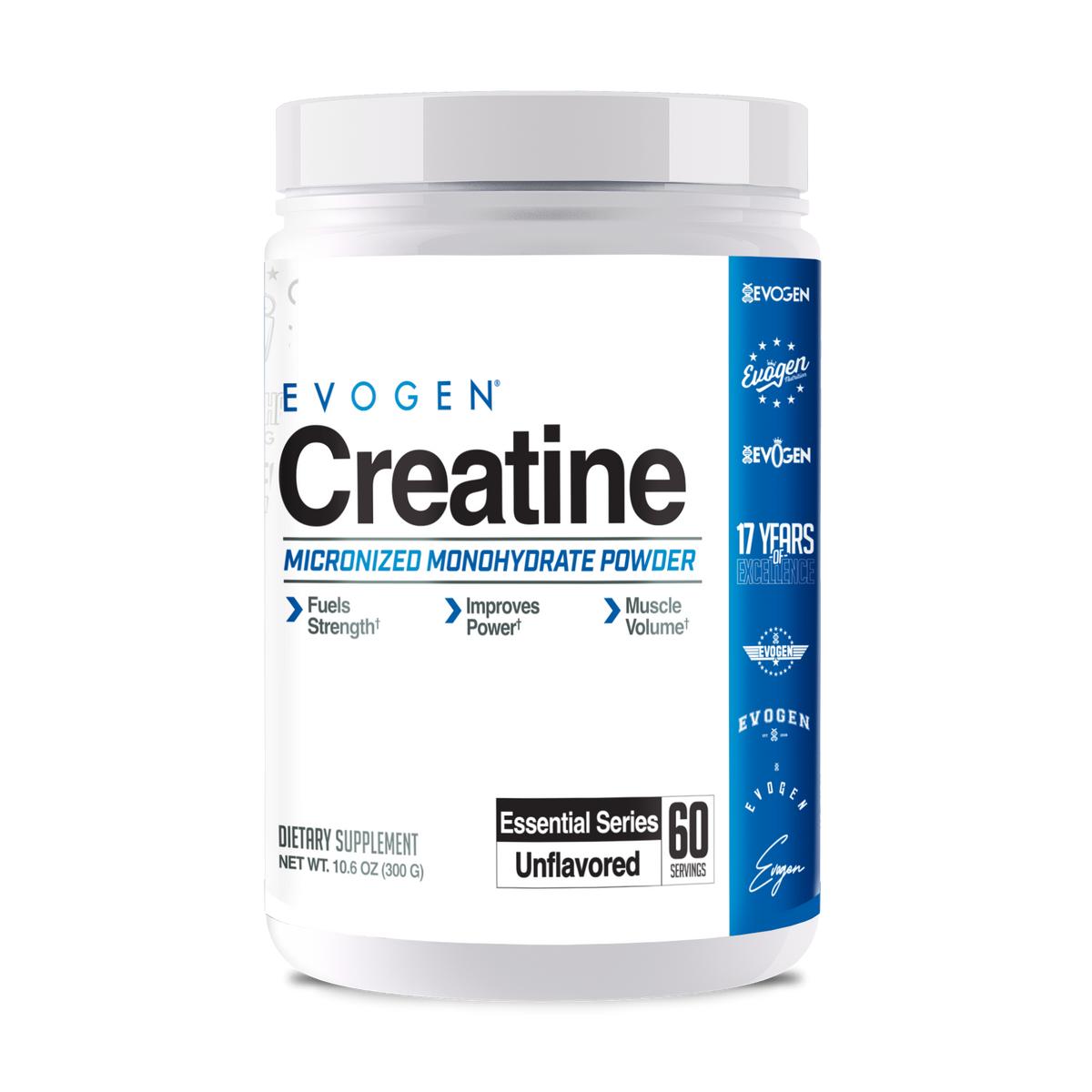 Evogen Creatine — Micronized Monohydrate (60 servings)