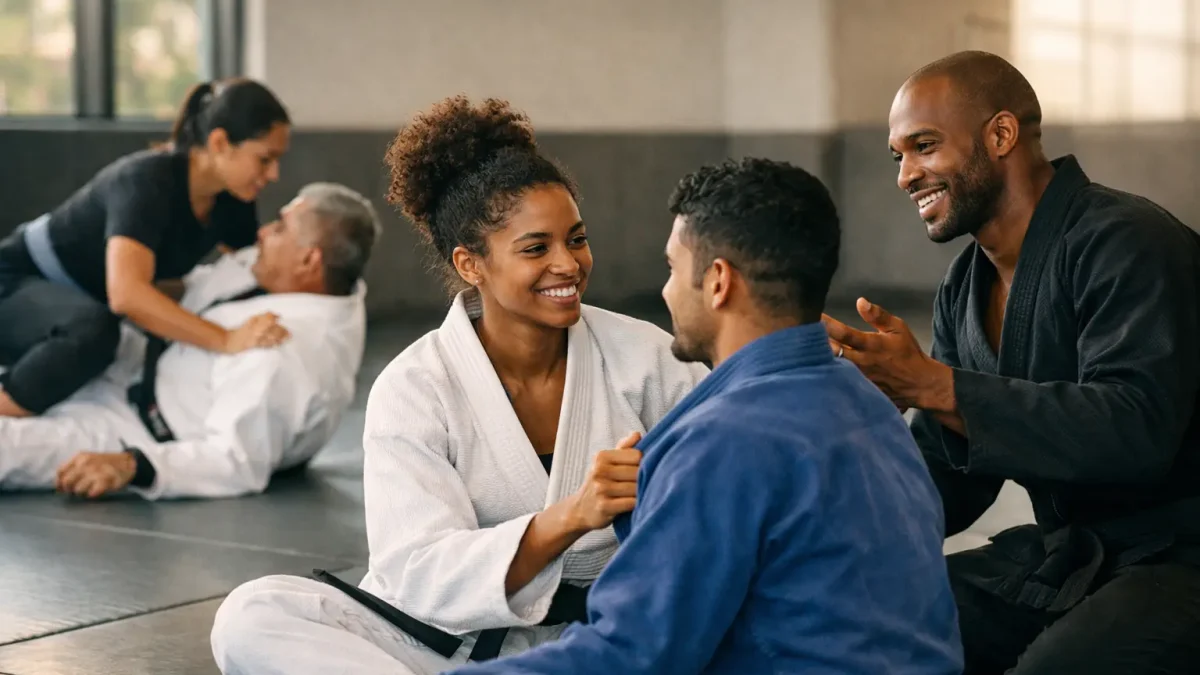 Jiu jitsu for beginners class at Edson Breedy Athletics