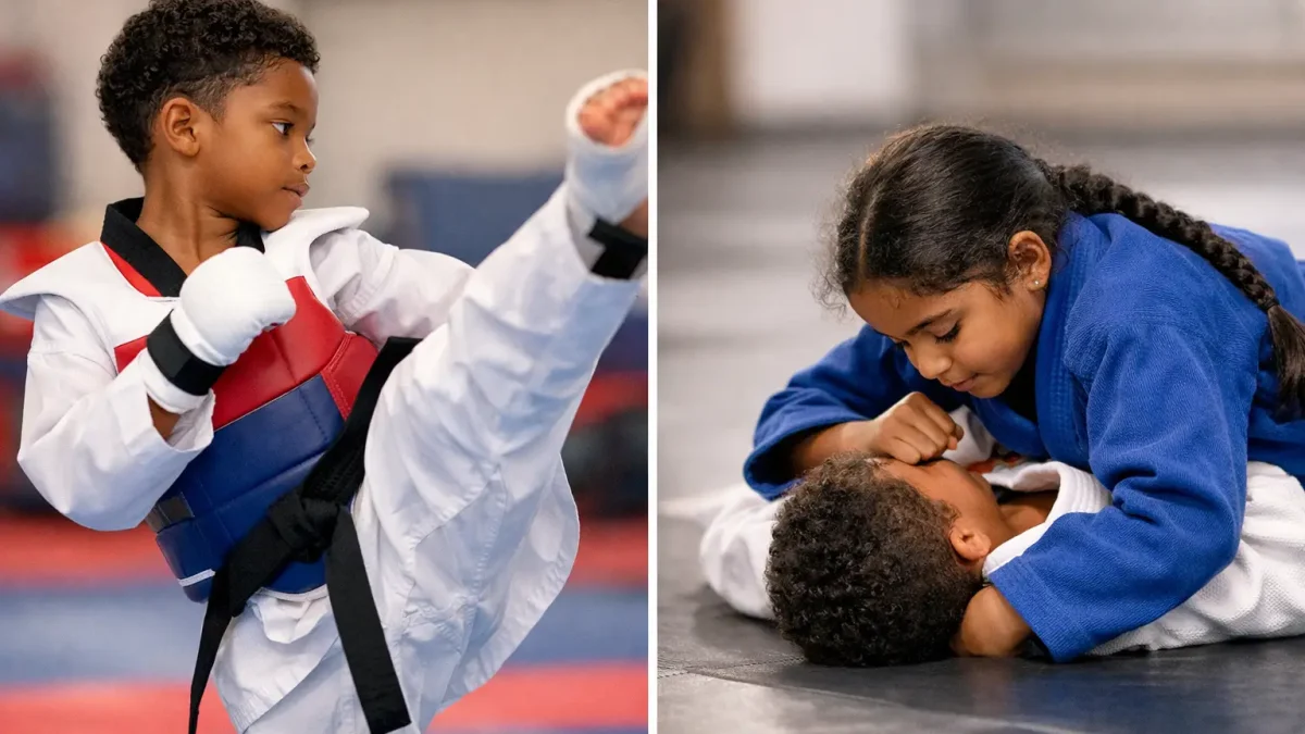 Taekwondo vs Jiu Jitsu for Children Compared